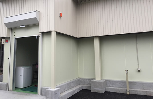 熟成庫外観 正面から